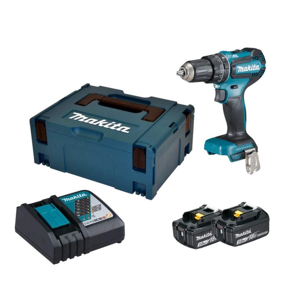 Дрель- шуруповерт ударный аккумуляторный MAKITA DHP 485 RFJ