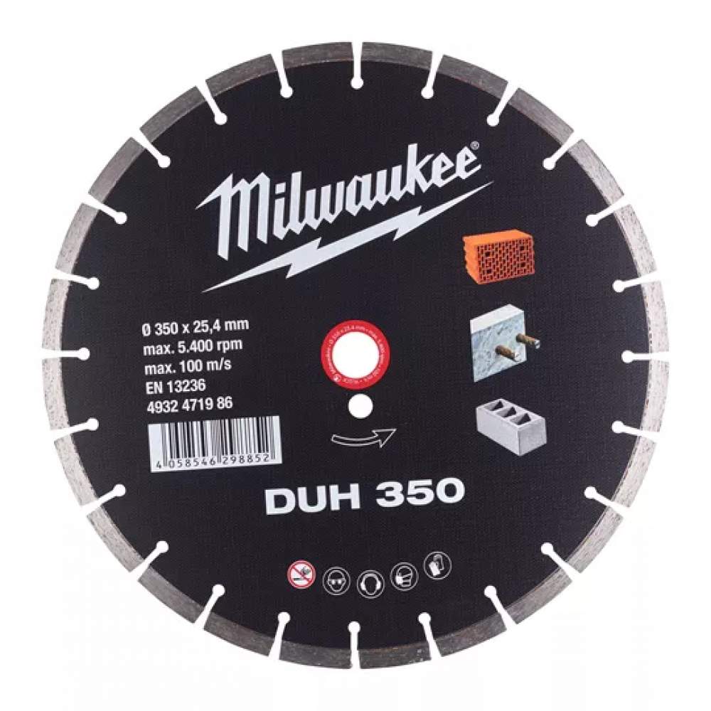 Milwaukee Алмазный диск DUH 350 (RU)