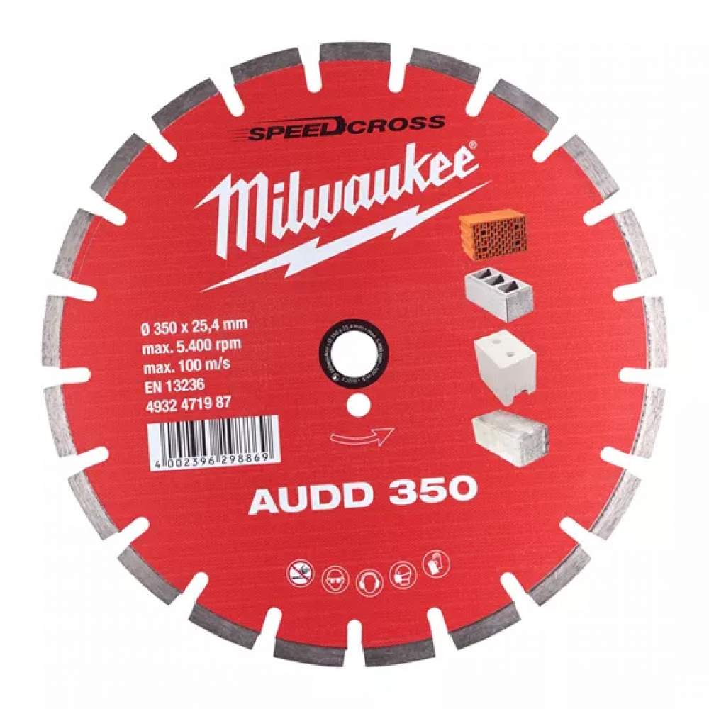 Milwaukee Алмазный диск AUDD 350 (RU)