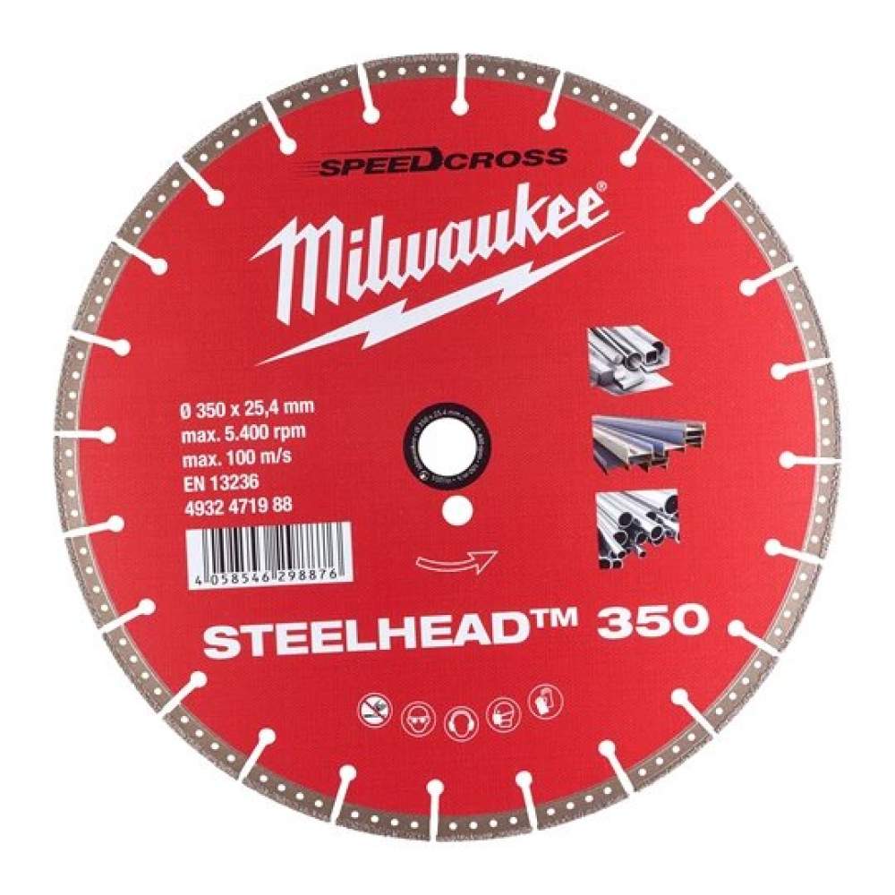 Milwaukee Алмазный диск STEELHEAD 350