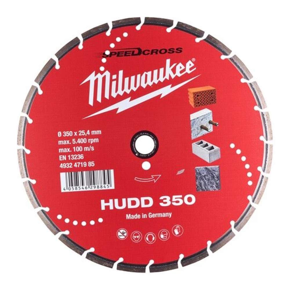 Milwaukee Алмазный диск HUDD 350