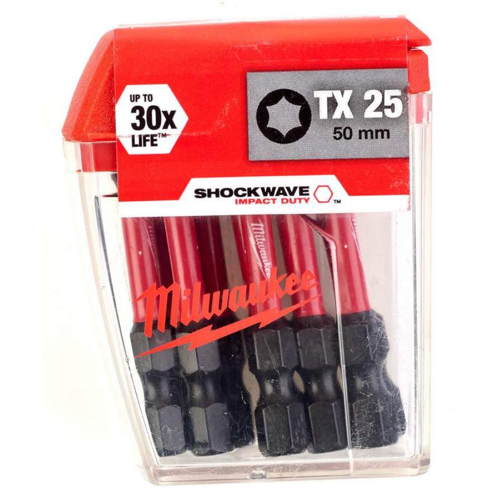 Milwaukee Насадка SHOCKWAVE™ TX25 50 мм (10 шт.)