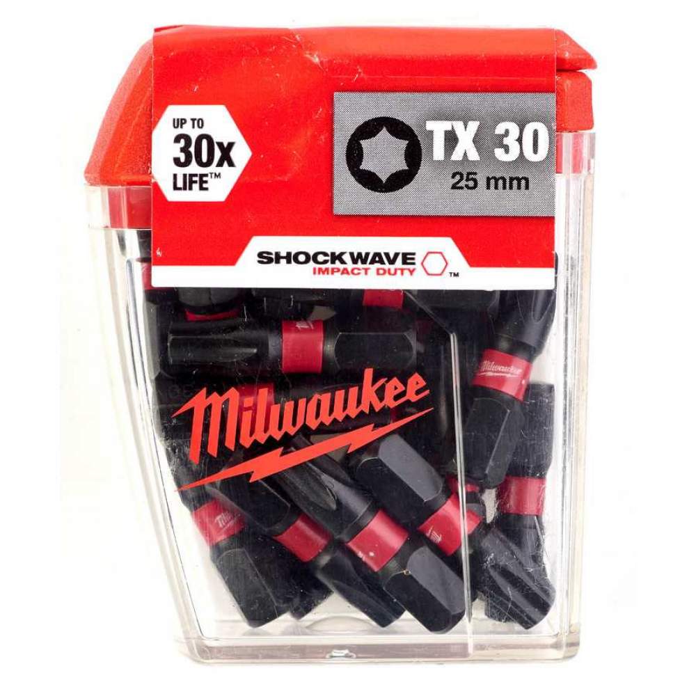 Milwaukee Насадка SHOCKWAVE™ TX30 25 мм (25 шт.)