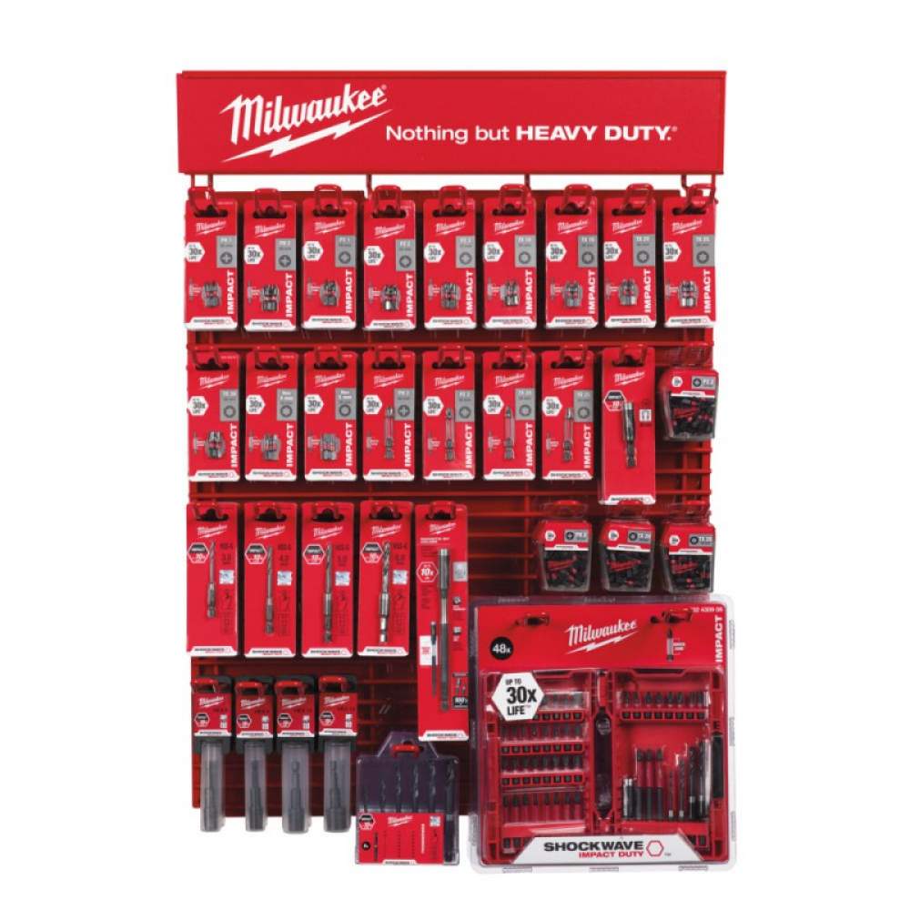 Milwaukee Дисплей SHOCKWAVE RED RACK