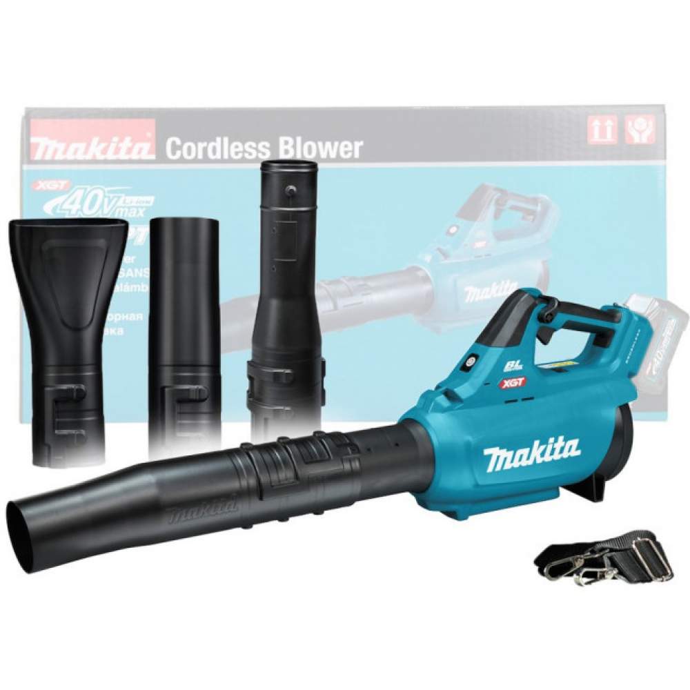 Воздуходувка MAKITA аккумуляторная BL 40MAX, 0-16 м³/мин, 0-64 м/с, Boost-режим <UB001GZ>