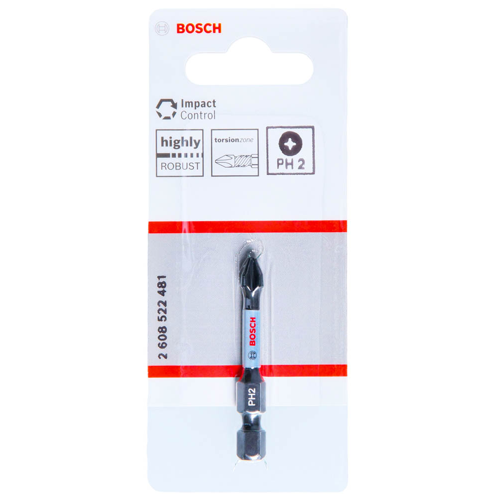 Бита BOSCH 1 Impact Control PH2 50mm