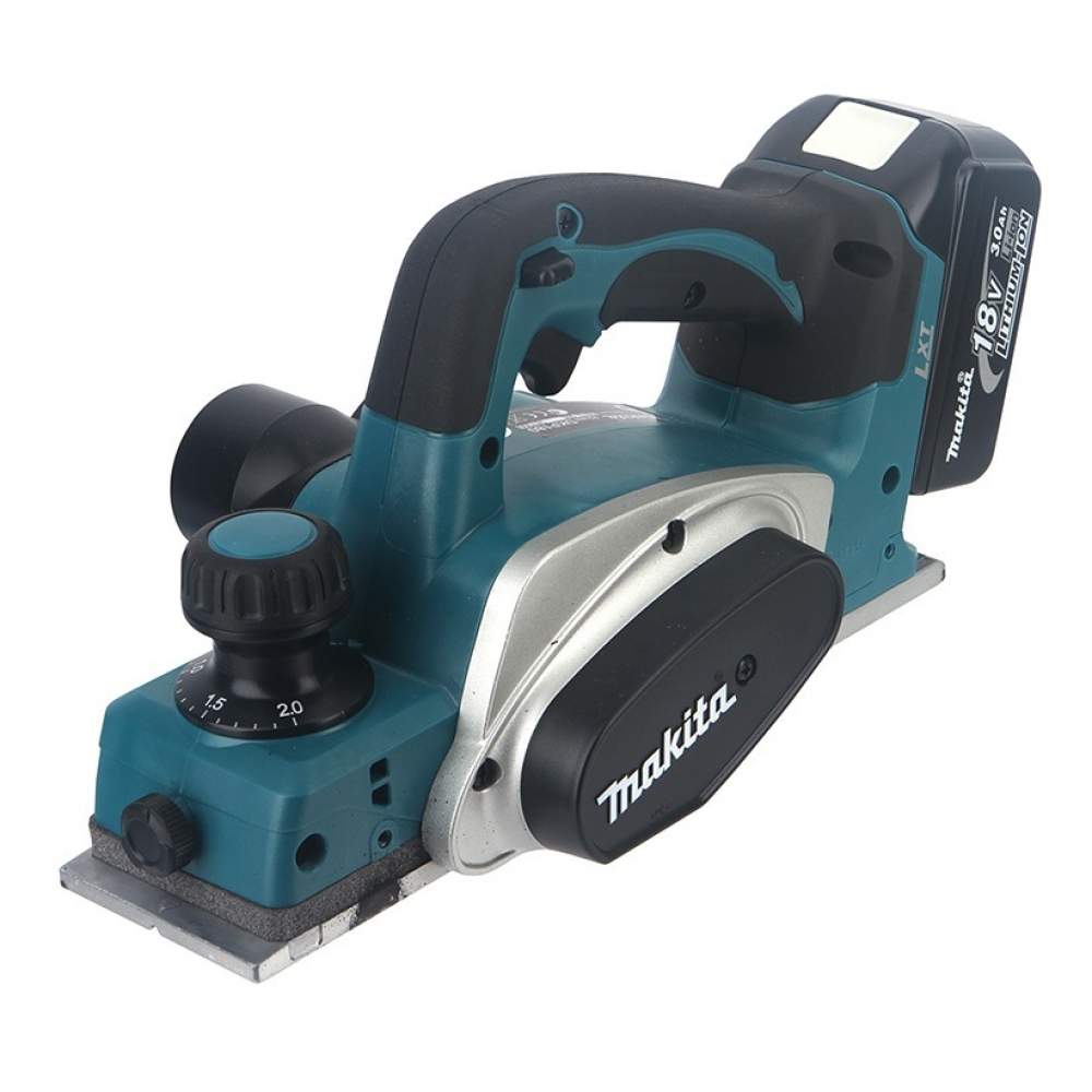 MAKITA DKP180RFE Рубанок аккум. LXT 18В, точн. 0,1мм, макс. глуб. 2мм, ширина 82мм (2х3.0Ач, з/у), , шт