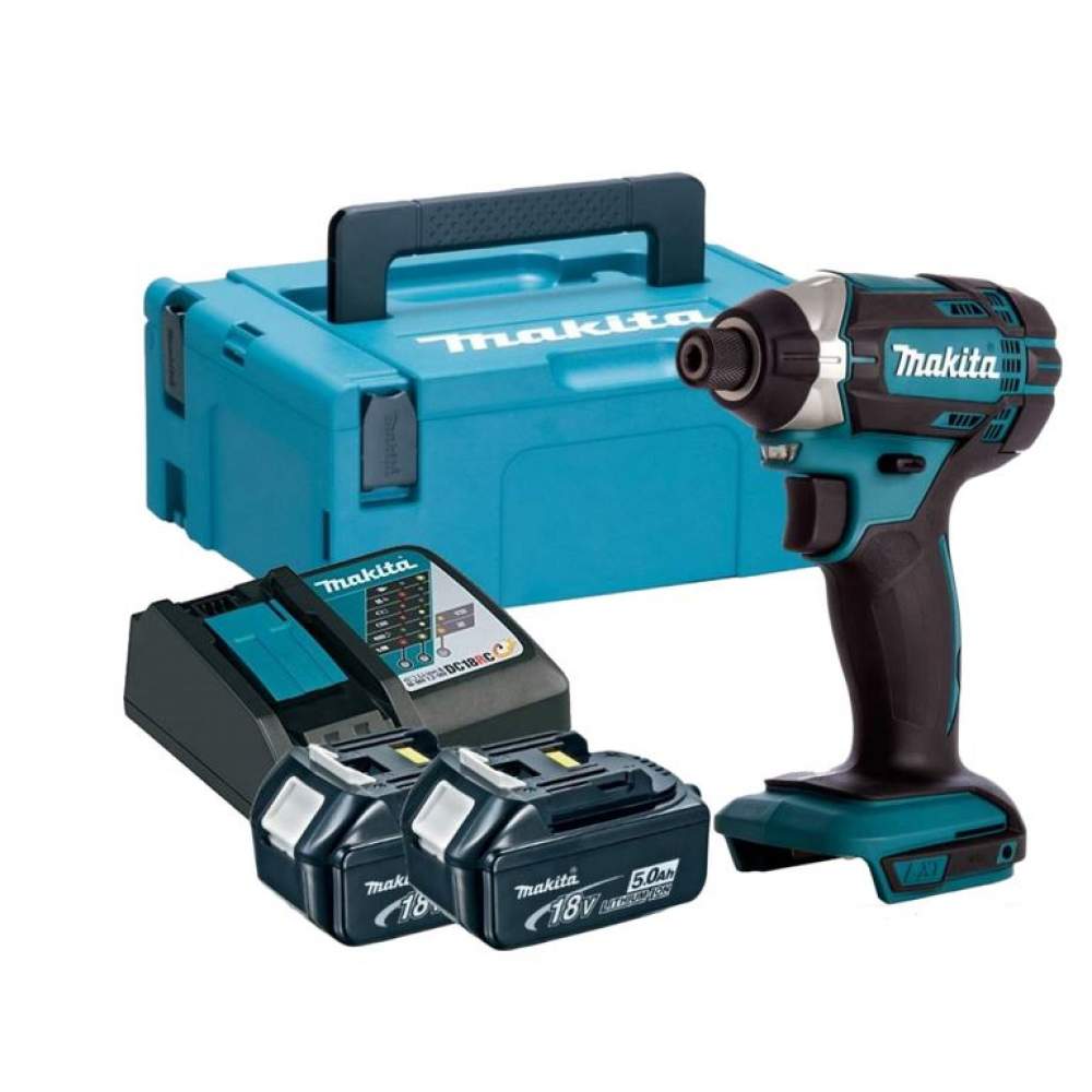 Гайковерт MAKITA DTD 152 RTJ (2*5,0 Ah. MAKPAC-2)