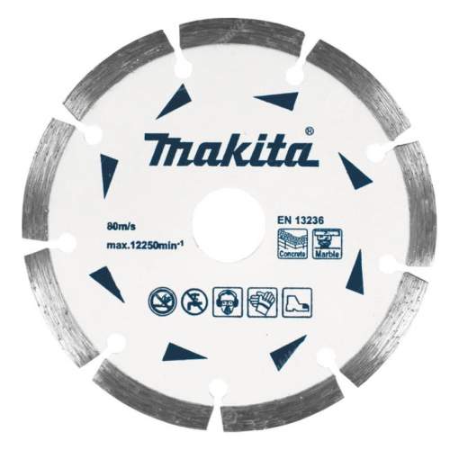 Алмазный диск MAKITA 230-22.23x7 мм круг сегментный по бетону и мрамору