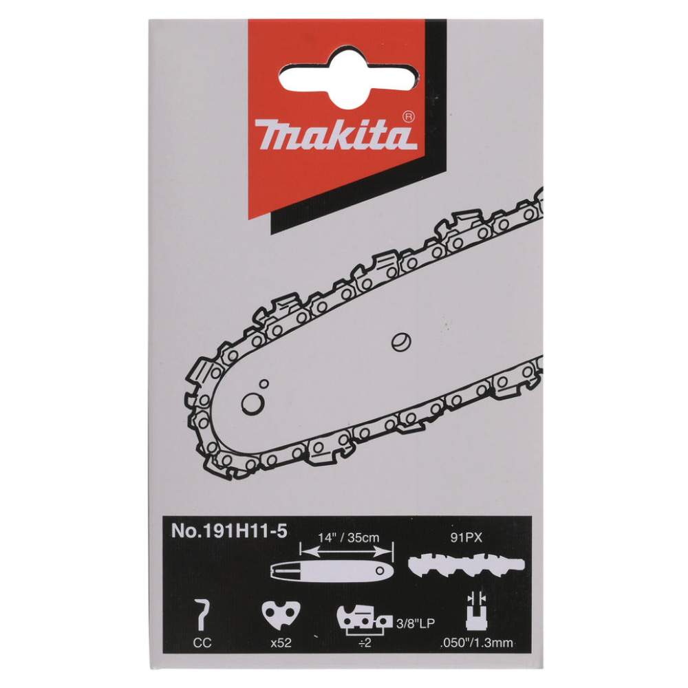 Цепь MAKITA 35 см (3/8 / 1,3 мм / 52 зв) 191H11-5 к цепной пиле UC3530A / UC3541A / UC3551A