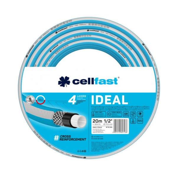 Шланг IDEAL 1/2" 20 м 4 слоя [Шланг Cellfast IDEAL 1/2" 20 м 4 слоя]