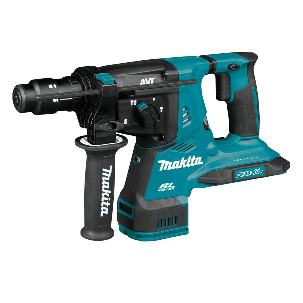 MAKITA Перфоратор аккум. 3 режимный LXT BL 2x18В, sds plus, 28 мм, 2.8Дж