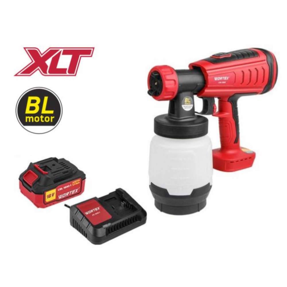 Краскораспылитель WORTEX CPS 1808 (1*4.0 Ah, carton)