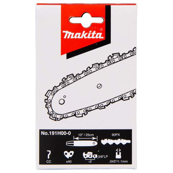 Цепь 25 см к пиле DUC254Z / DUC256Z / UC002G (3/8 / 1,1 мм / 40 зв) 191H00-0 [Цепь MAKITA 25 см к пиле DUC254Z / DUC256Z / UC002G (3/8 / 1,1 мм / 40 зв) 191H00-0]