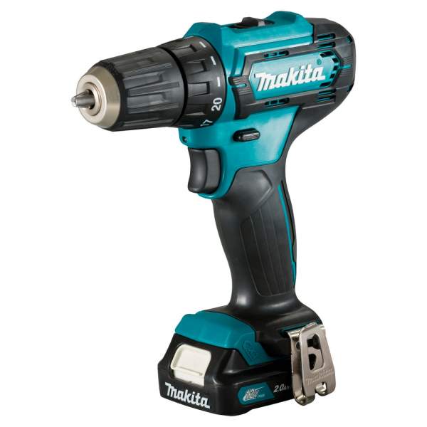 Дрель- шуруповерт аккумуляторный MAKITA DF 333 DWAE (2*2,0 Ah, Case) + набор насадок E-03084
