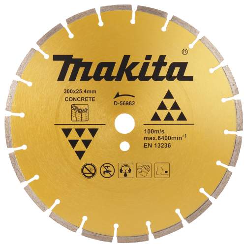 Алмазный диск MAKITA круг 300х20/25.4 мм по бетону сегмент. (сухая резка) Алмазный диск MAKITA круг 300х20/25.4 мм по бетону сегмент. (сухая резка)