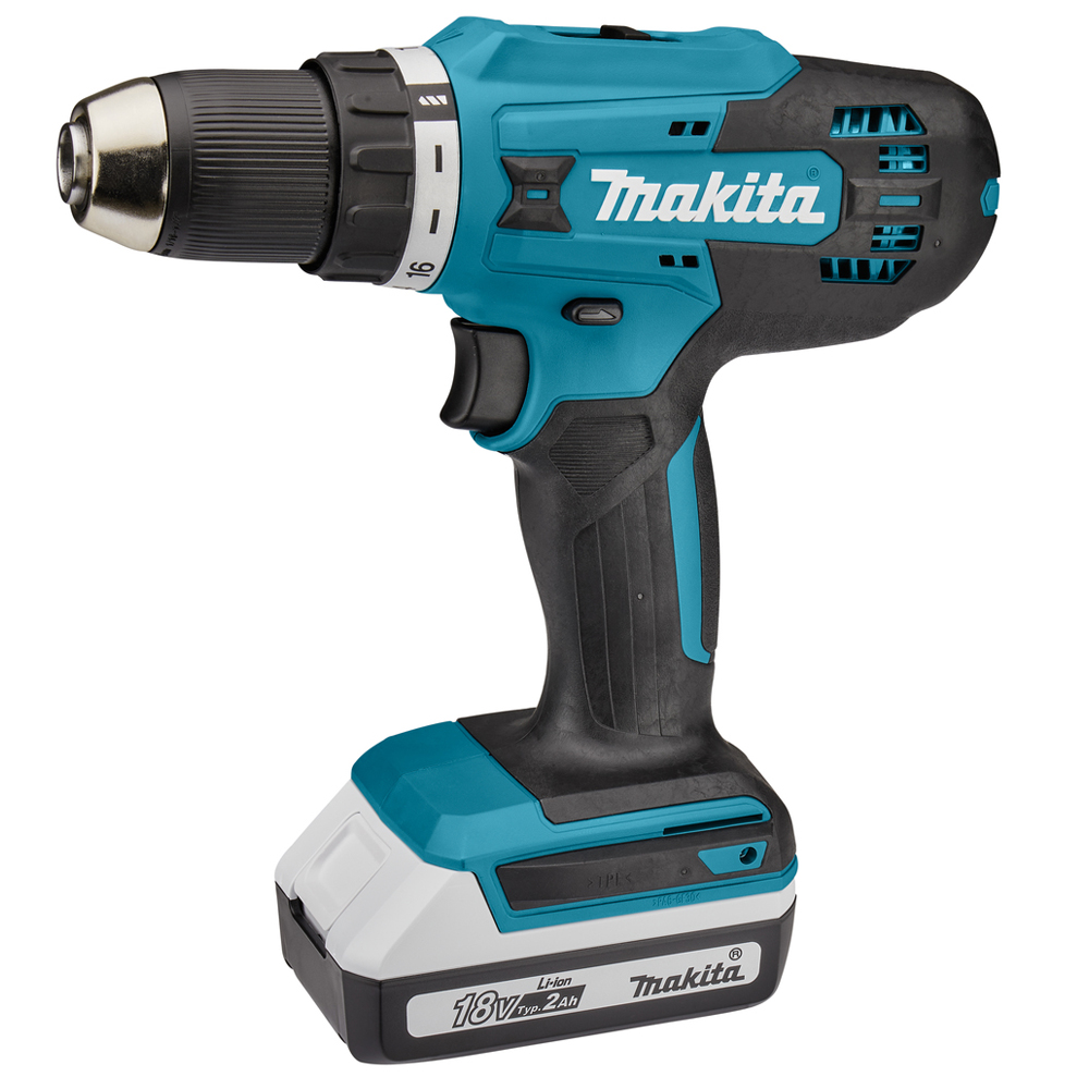 Дрель- шуруповерт аккумуляторный MAKITA DF 488 D004 (2*2.0 Ah, case)