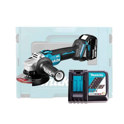 Углошлифмашина 125мм MAKITA DGA 504 RT (1*5.0 Ah, case)