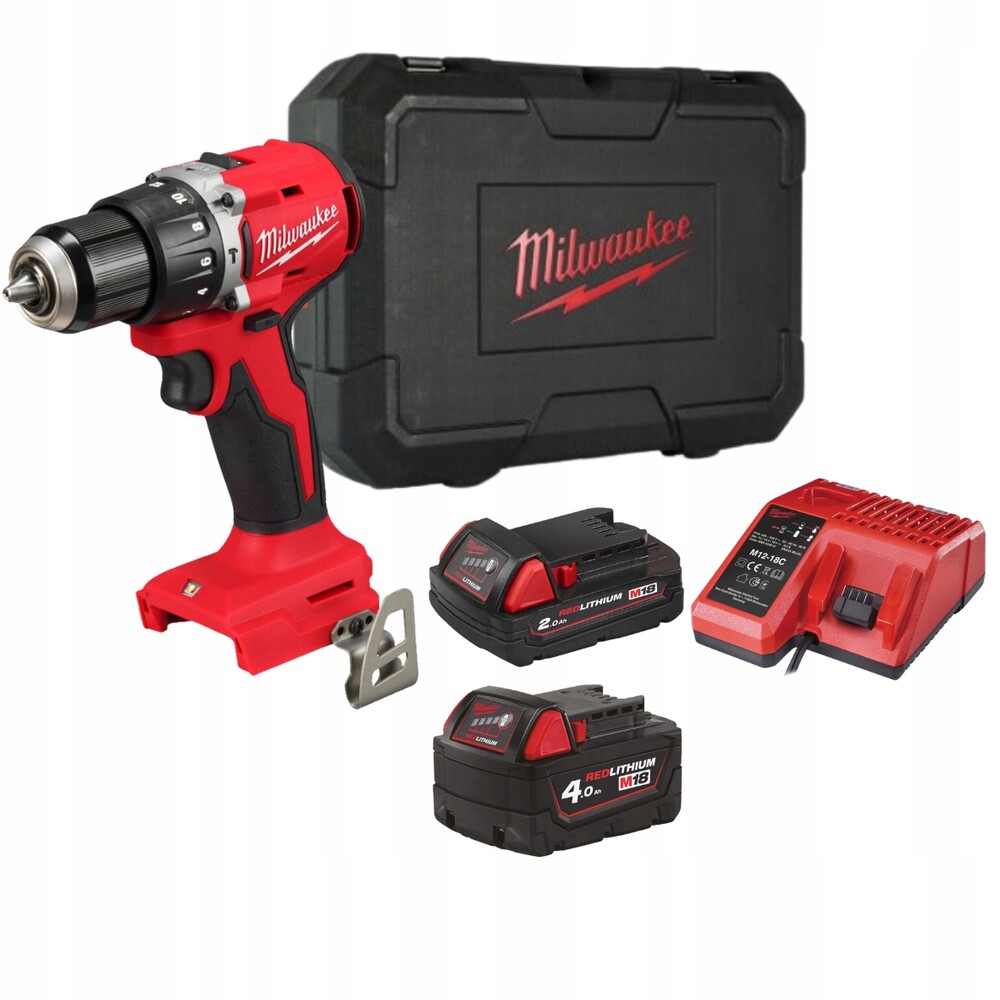 Дрель-шуруповерт угловой аккумуляторный Milwaukee M18 BLPDRC-422C