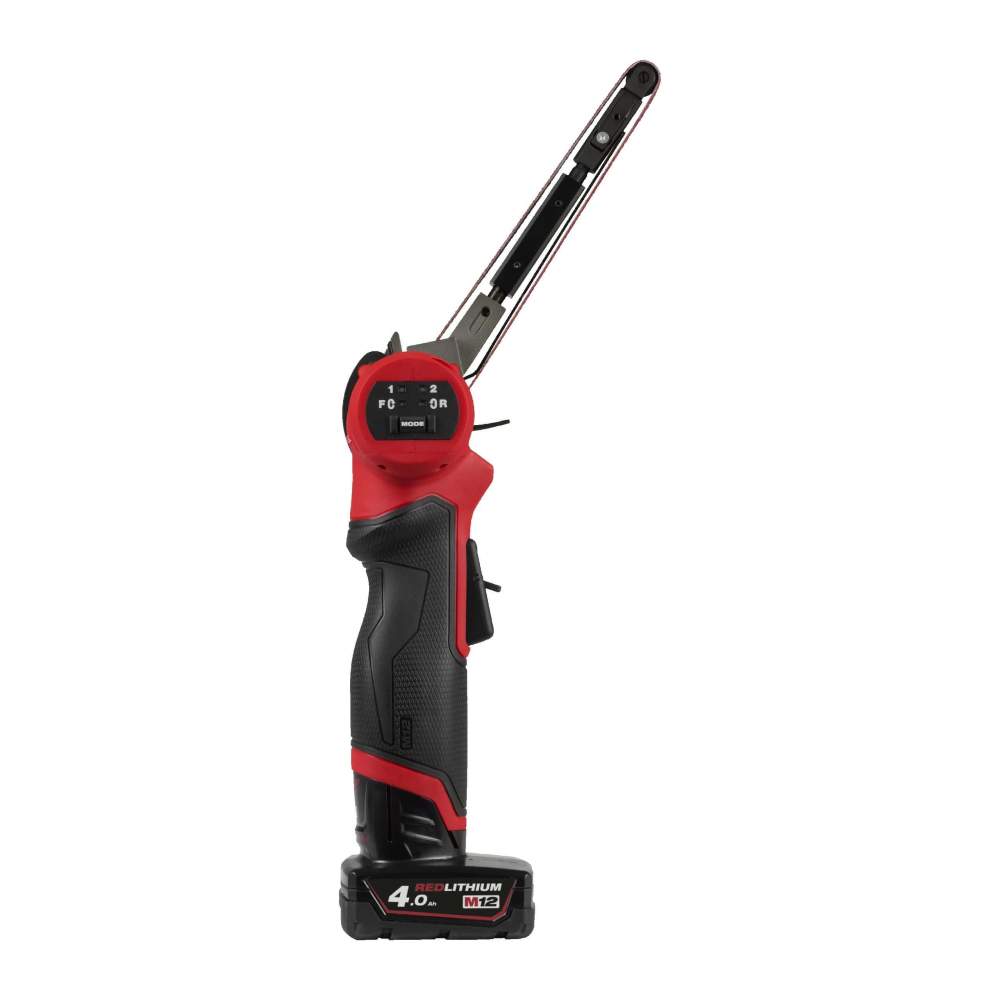 Шлифмашина ленточная Milwaukee M12 FBFL13-402B (2 АКБ*4 Ач, bag)