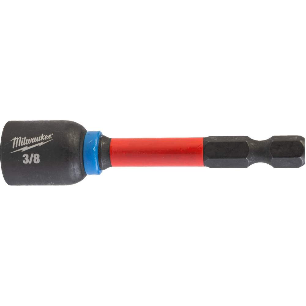 Milwaukee Насадка магнитная торцевая Milwaukee Shockwave 1/4" Hex-3/8"x65мм (4932492440) (магнитный наконечник, подходит для применений с высоким крут