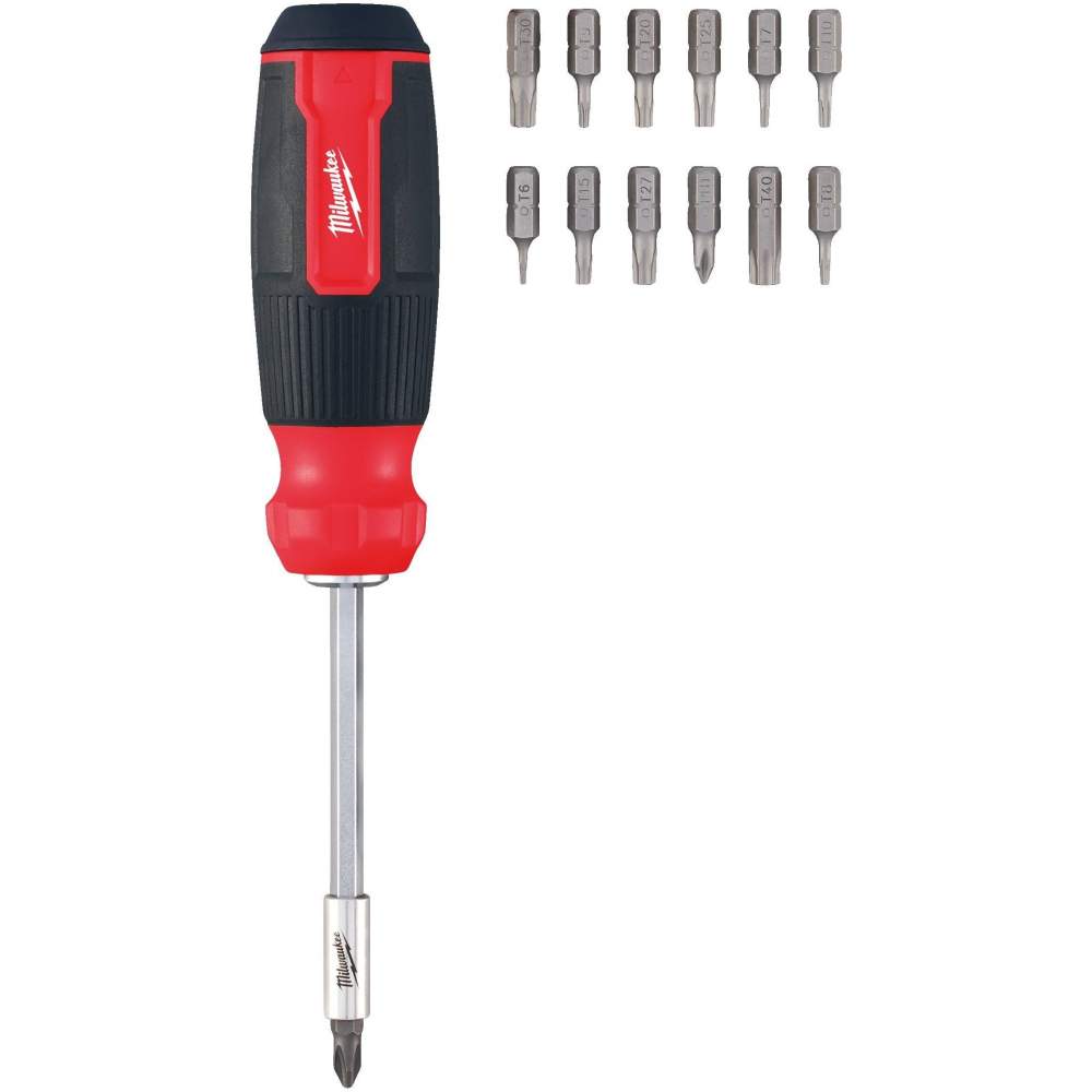 Отвертка Milwaukee Milwaukee Torx 14 в 1 (4932492810) (универсальная, cъемный держатель бит, хранение бит в ручке)