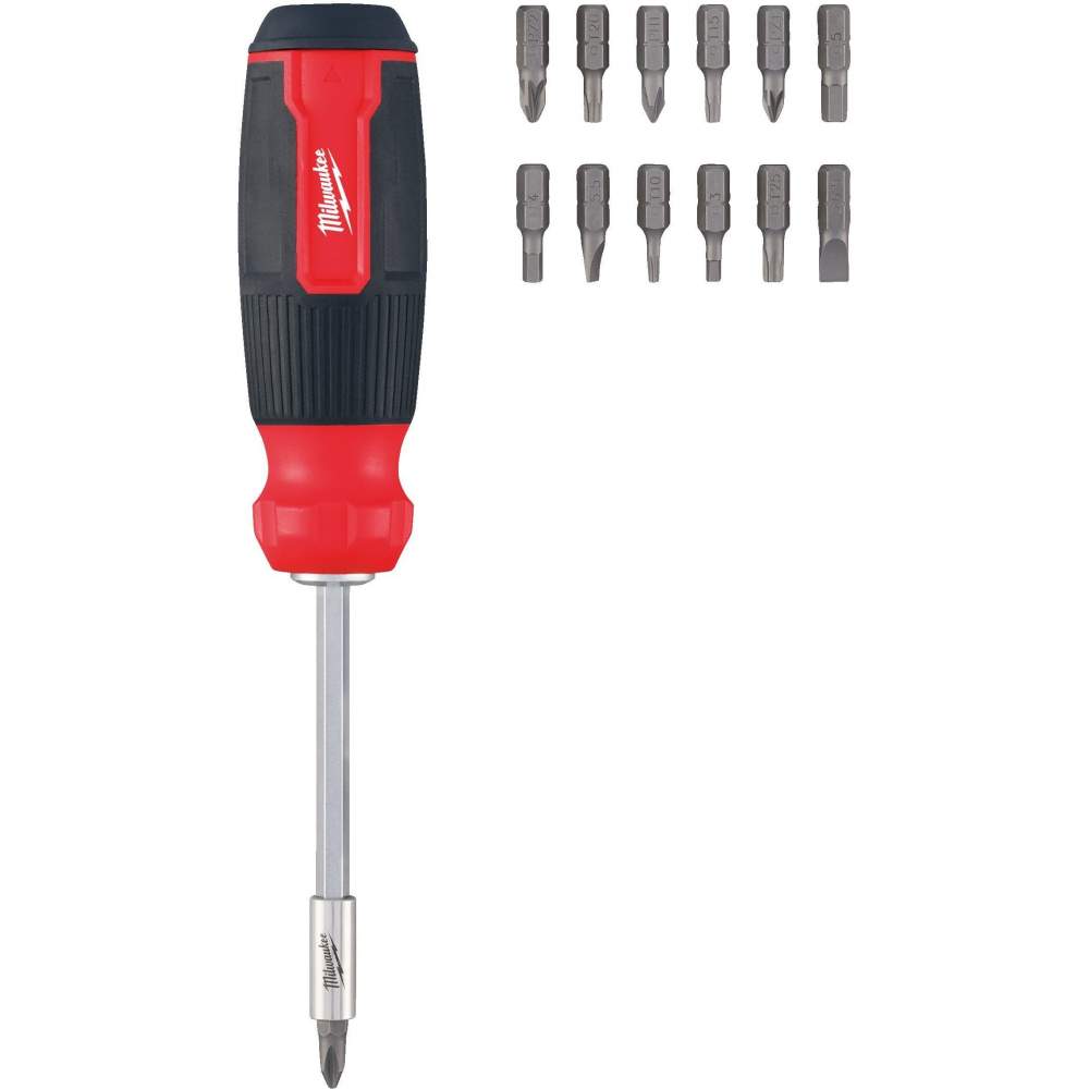 Отвертка Milwaukee Milwaukee 4932492806 14 в 1 (универсальная, компактная с битами, съемный держатель бит)
