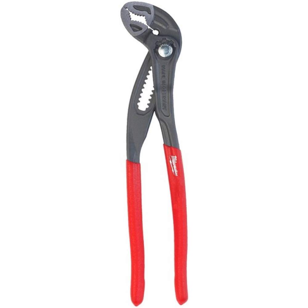 Milwaukee Клещи сантехнические Milwaukee 4932498542 250мм (двузубая губка, зубья из индукционной закалки, держатель для гвоздей и проволоки, конструкция с короб
