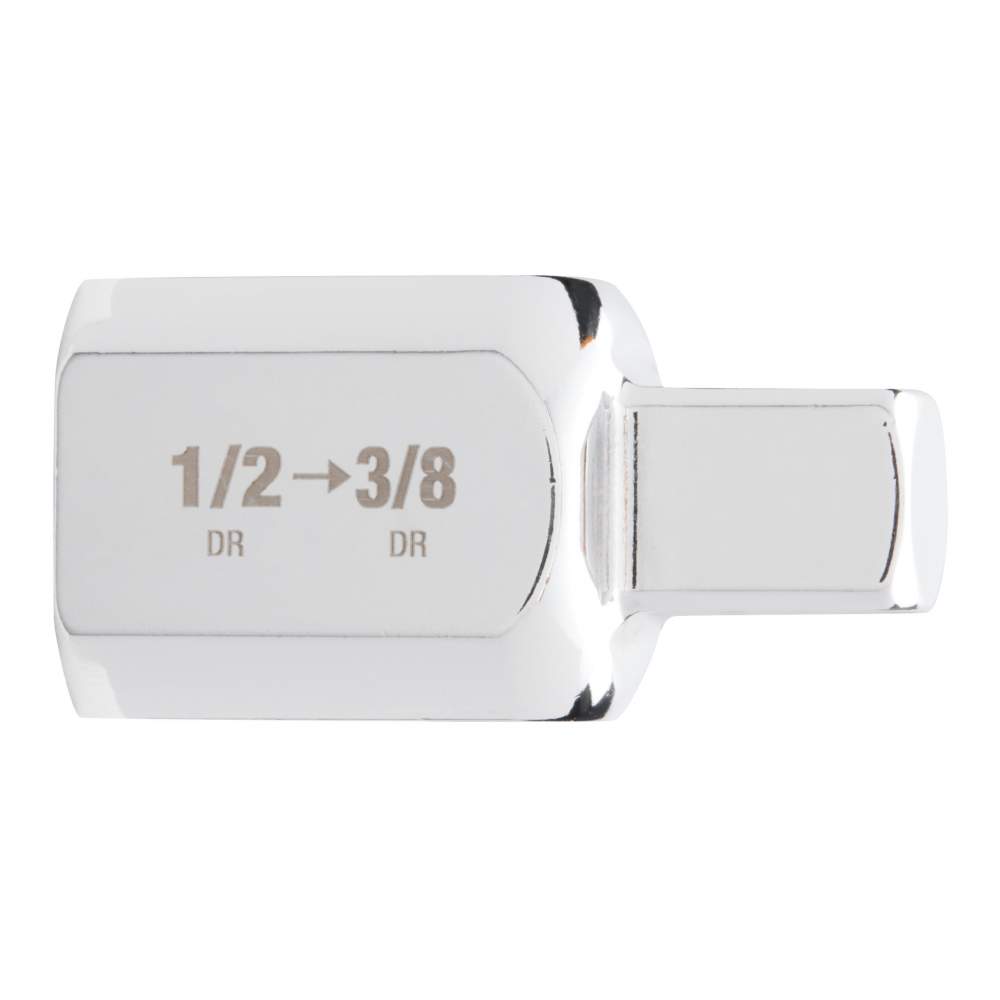 Milwaukee Адаптер для торцевых головок Milwaukee 4932480649 1/2" квадрат-3/8" квадрат (идентификатор размера с лазерной гравировкой, хромированная отд