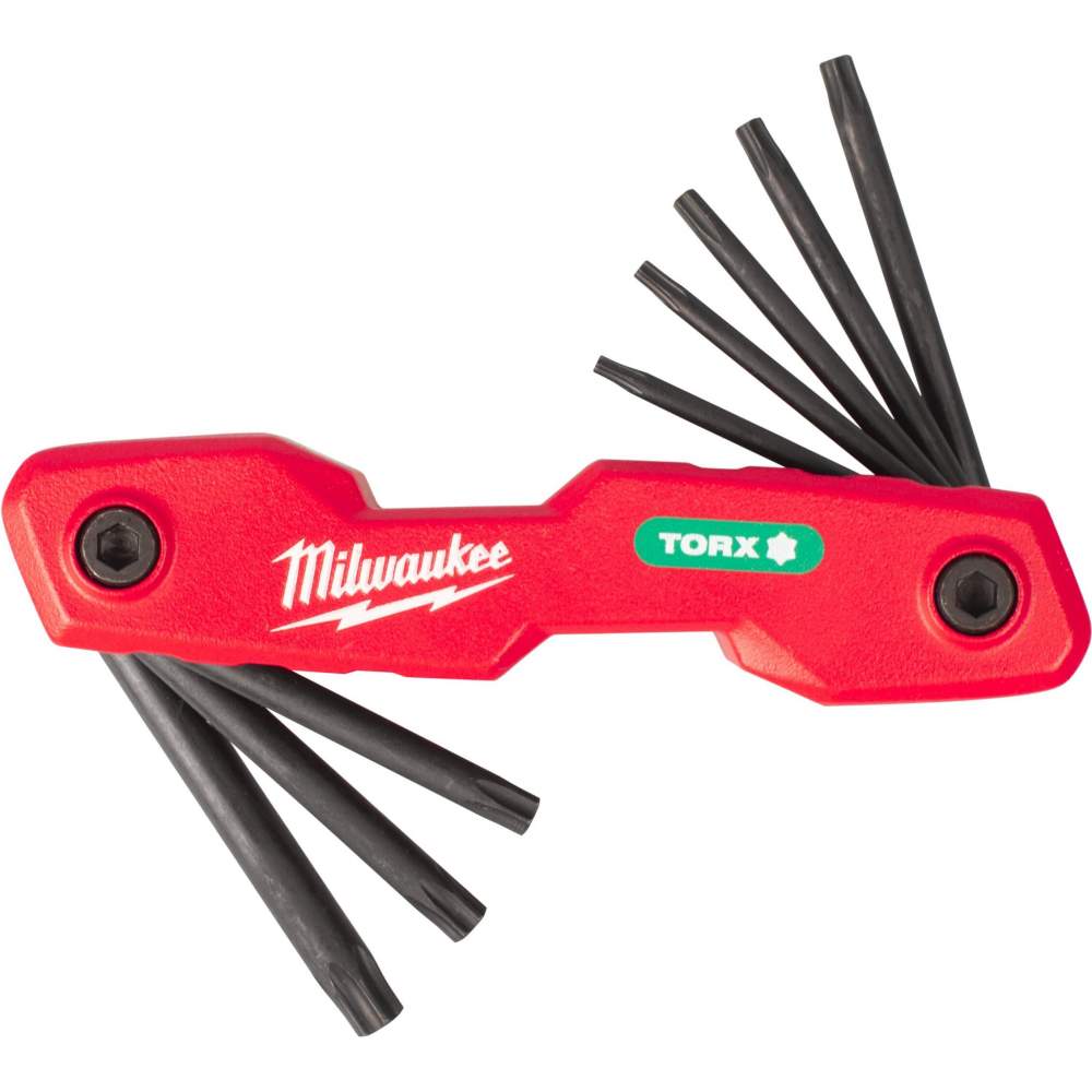 Milwaukee Набор ключей Milwaukee 4932480979 8шт (метрическая система измерения, конструкция ключа: составной, вид профиля: звездочкой TORX, размеры: 9, 10, 15,