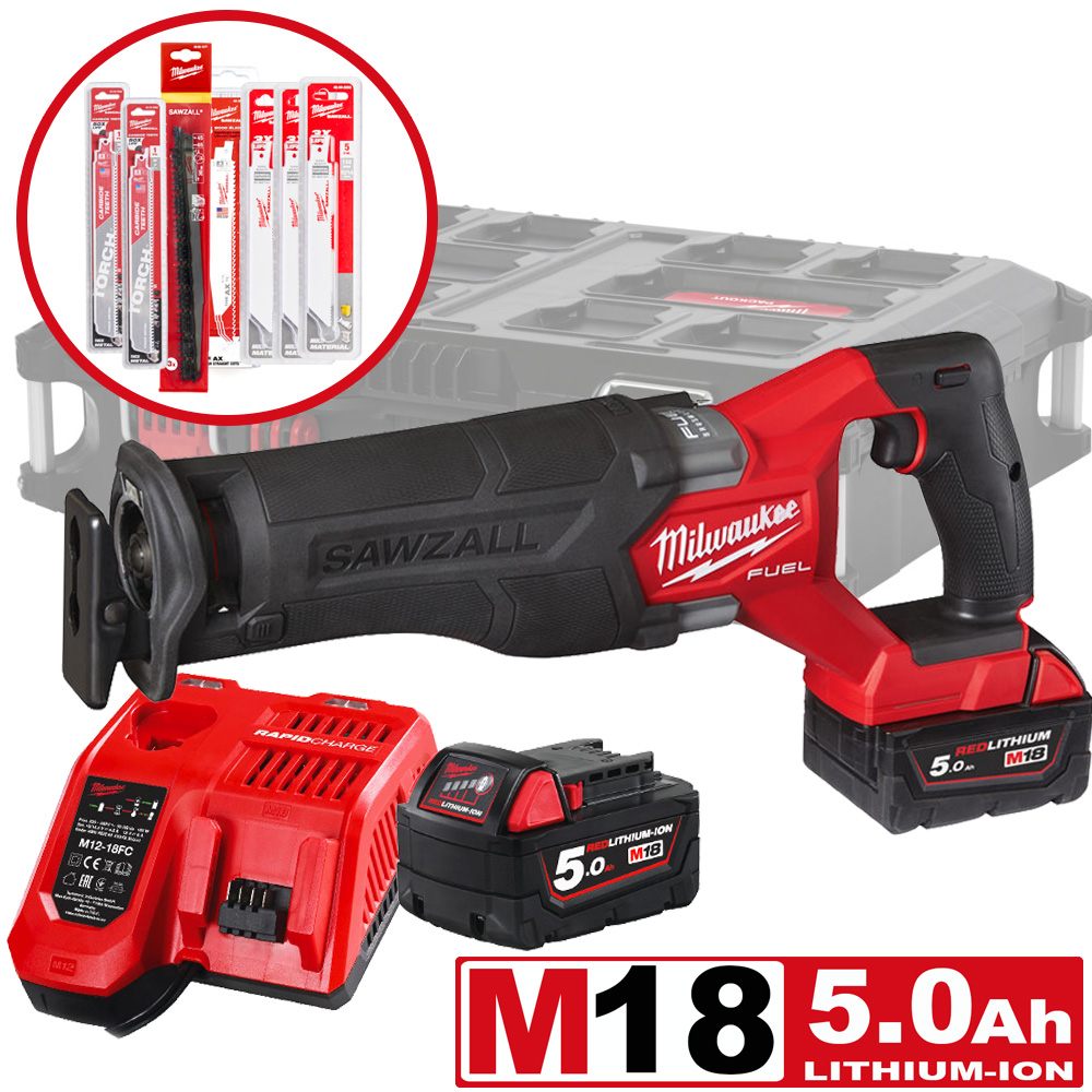 Сабельная пила Milwaukee M18 FSZ100P-502P (case)