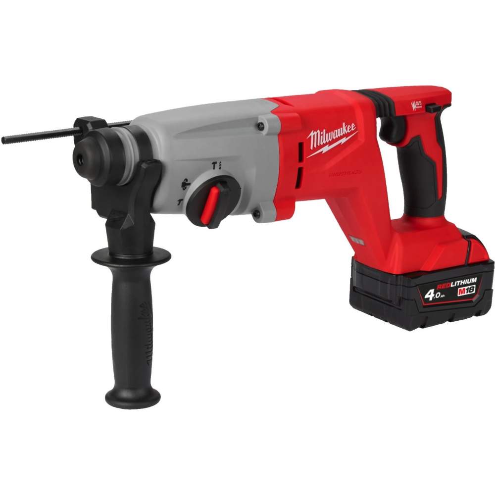 Перфоратор SDS-plus Milwaukee Milwaukee M18 BLHACD26-402X (4933492480) (бесщеточный двигатель, патрон SDS Plus, 4 режима (сверление/сверление с ударом/предустановка доло