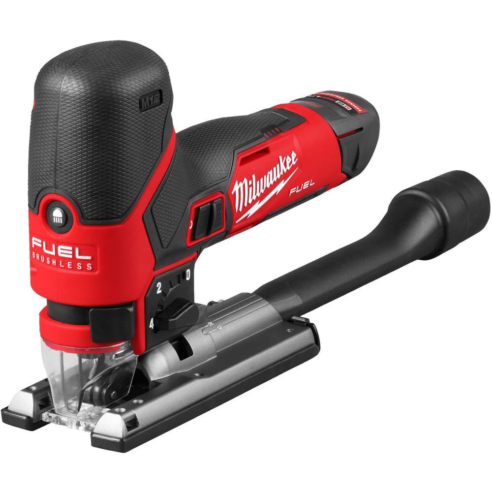 Лобзик Milwaukee Milwaukee M12 FJS-422X FUEL (4933493348) (аккумуляторный, амплитуда хода: 22 мм, частота хода: 800, 3000 1/мин, 2хАКБ, ЗУ, кейс)