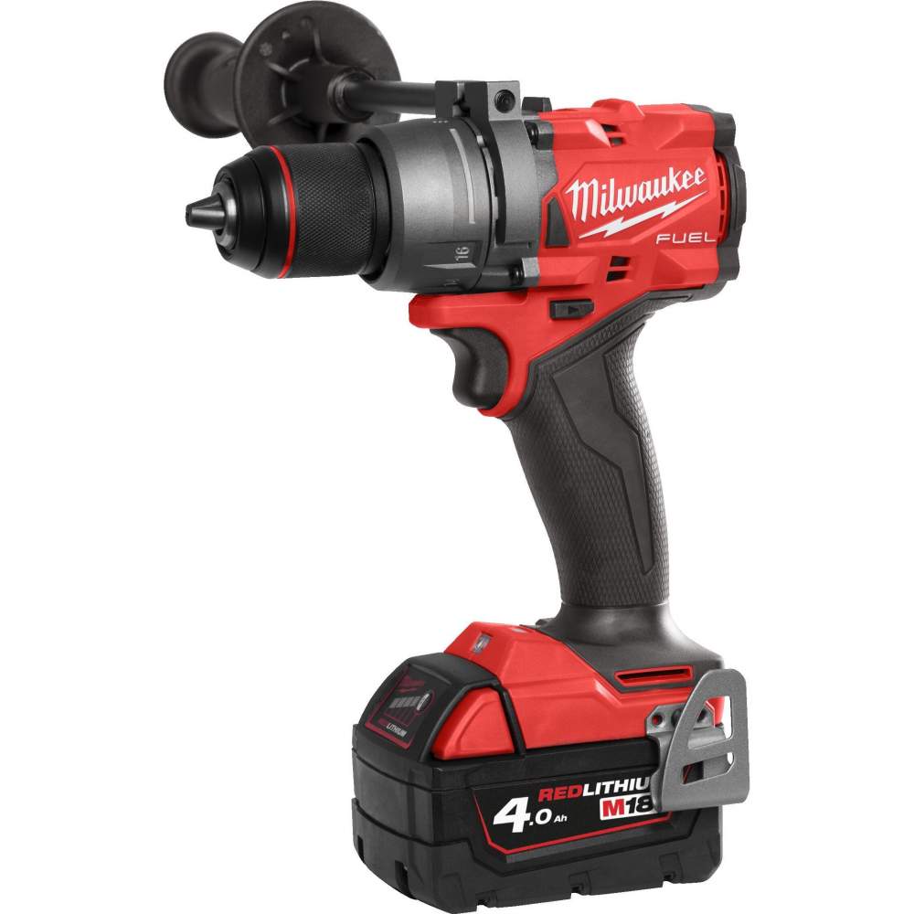 Дрель- шуруповерт аккумуляторный Milwaukee шуруповёрт Milwaukee M18 FPD3-402C (4933492473) (аккумуляторная, ударная, 4 Ач, 158 Нм, частота ударов: 32000 уд/мин, патрон: 13 мм, 2 аккумулят