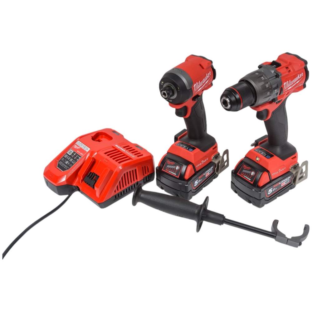 Набор инструмента Milwaukee M18 ONEPP2A3-502X (2 АКБ * 5.0 Ач, case)