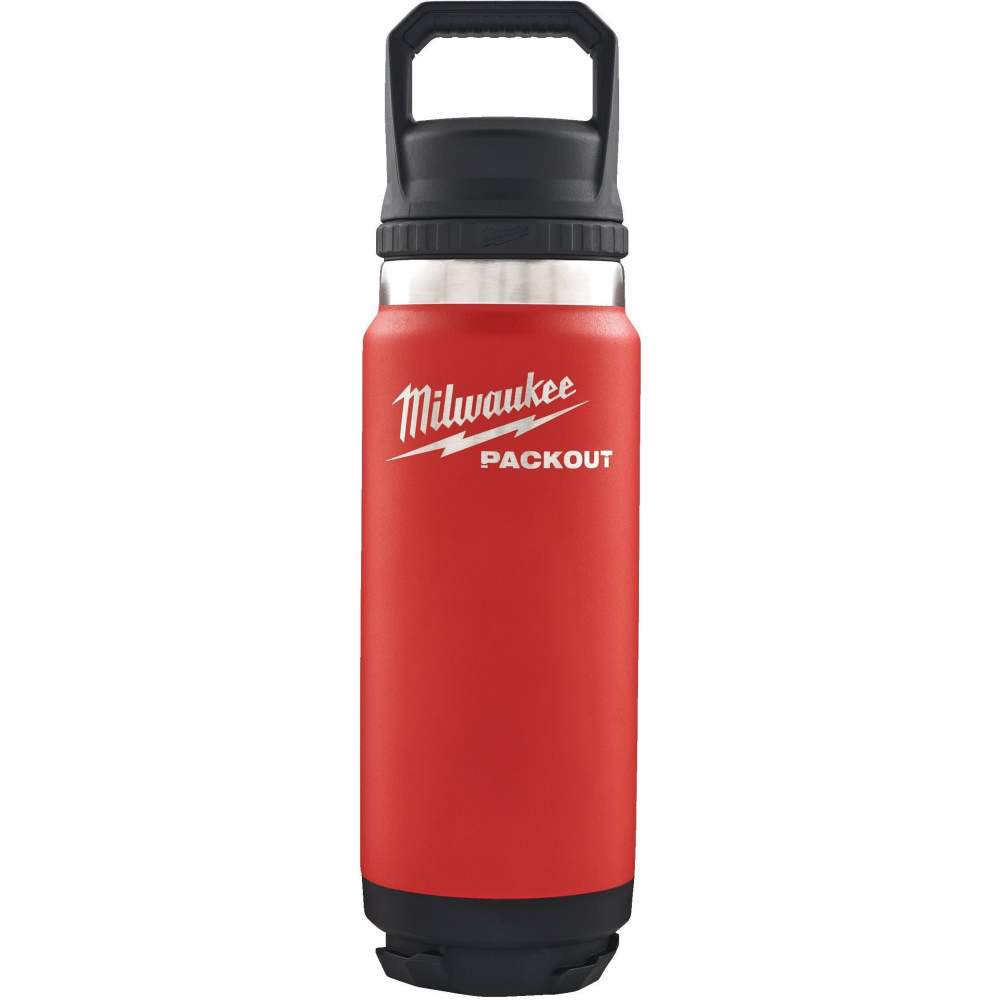 Milwaukee Термос Milwaukee PackOut (4932493465) (710 мл, вакуумная изоляция, двойные стенки, нержавеющая сталь, цвет красный)