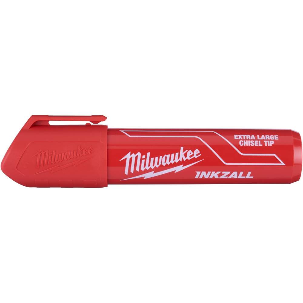 Milwaukee Маркер Milwaukee Inkzall XL Красный 1шт (4932471560) (для стройплощадки, для работы по бетону, дереву, металлу, фанере, пластику, можно использовать н