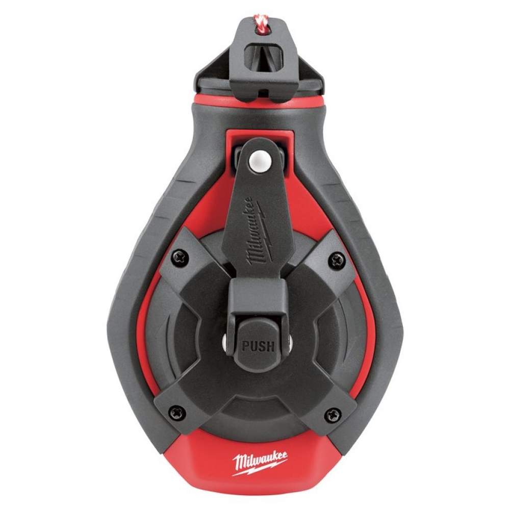 Milwaukee Шнур разметочный Milwaukee 4932498391 (на катушке с красным мелом, коэффициент втягивания 6:1, толщина шнура: 1.5 мм, длина линии: 30 м)