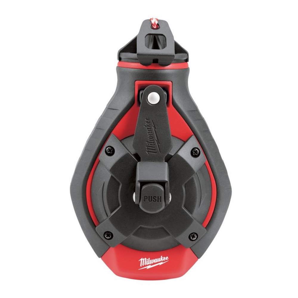Milwaukee Шнур разметочный Milwaukee 4932493815 (на катушке с синим мелом, коэффициент втягивания 6:1, утопленное хранение ручек, длина линии: 30 м)