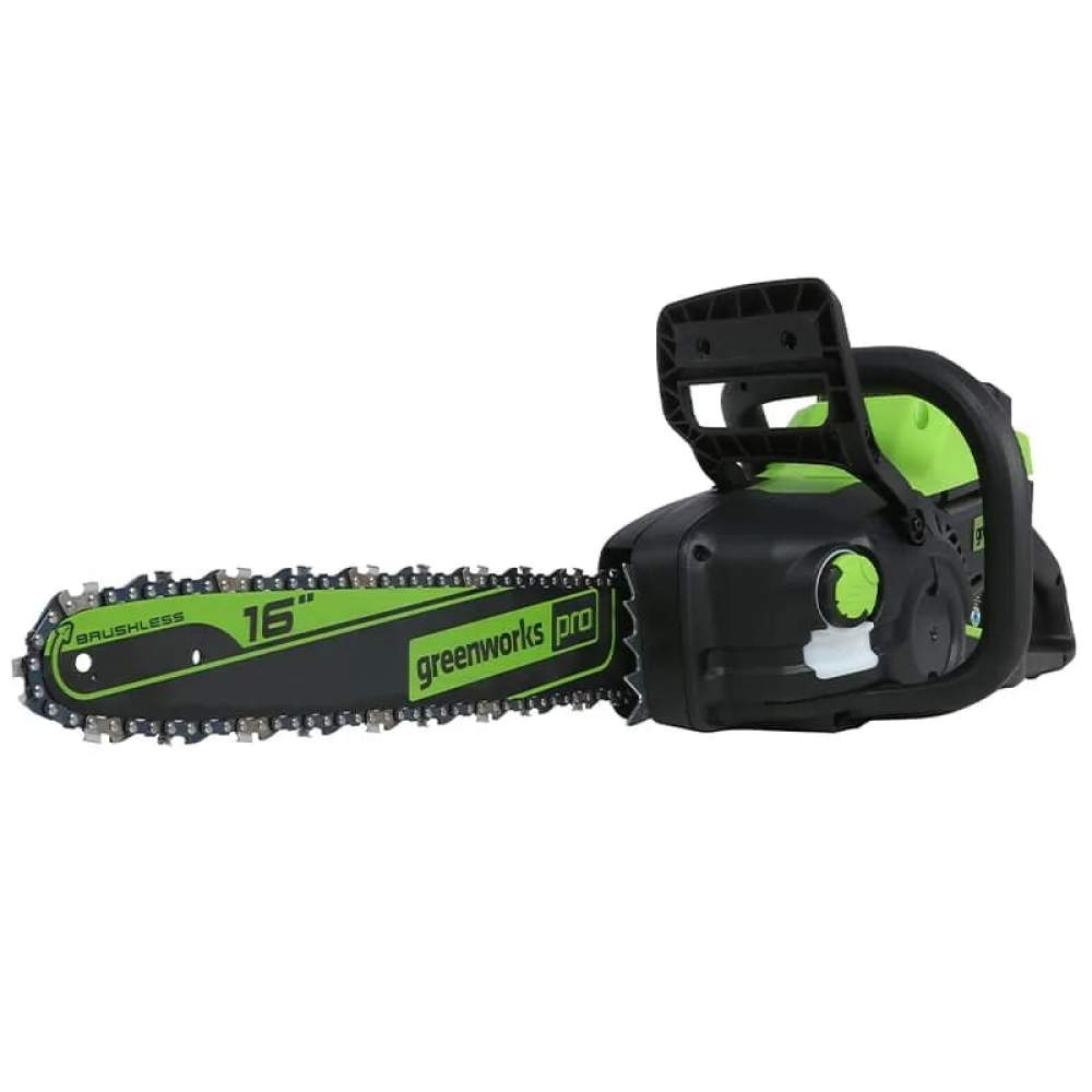 Пила цепная электрическая Greenworks GD60CS25 (60V; 2хАКБ 5Ач и ЗУ)