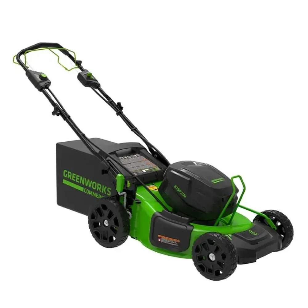 Газонокосилка аккумуляторная Greenworks GC82LM51SP (82V; 2хАКБ 5Ач и ЗУ 8А*2)