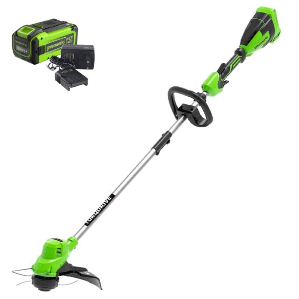 Триммер Greenworks GD40LT (40V, 1*8.0 Ah, carton)