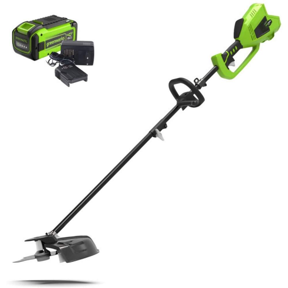 Триммер Greenworks GD40BC (40V; 1хАКБ 8Ач и ЗУ)