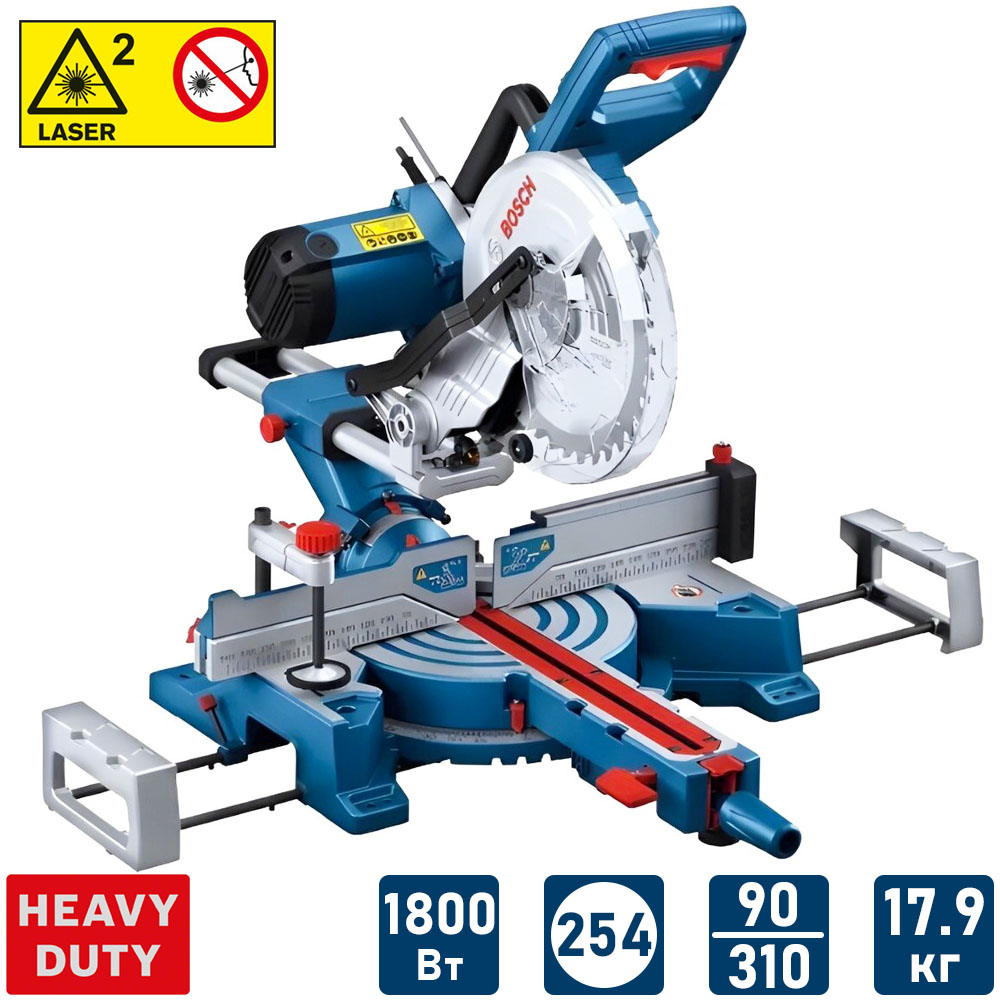 Пила торцовочная BOSCH GCM 254 D (carton)