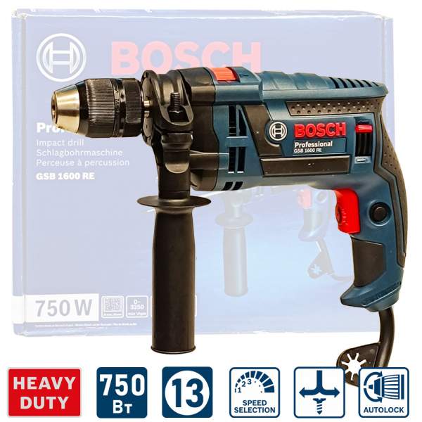 GSB 1600 RE (carton) [Дрель ударная BOSCH]