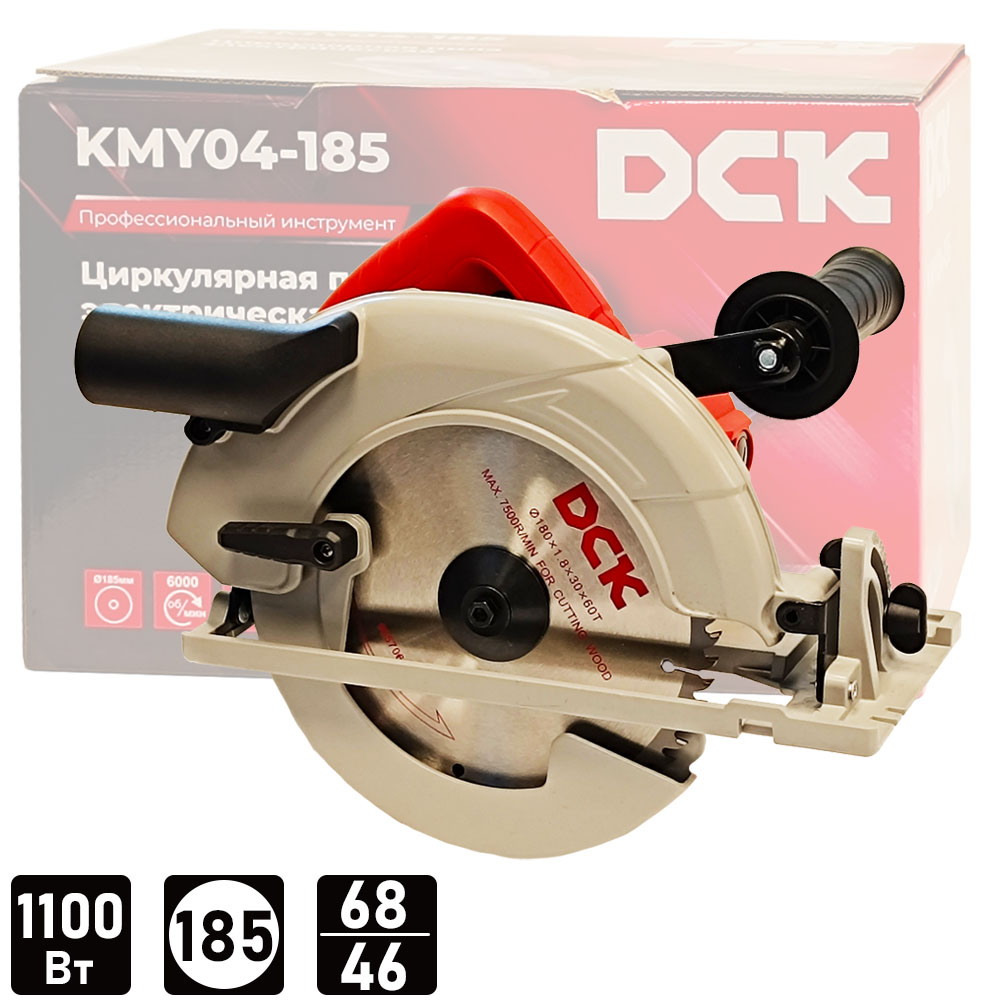 Пила дисковая DCK KMY04-185 (carton)