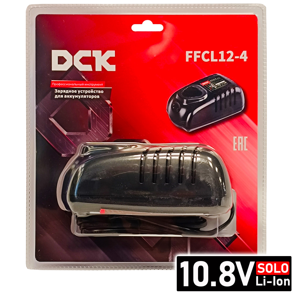 Зарядное устройство к АКБ DCK FFCL12-4 (10.8 В, 3.0 Ah, blister)