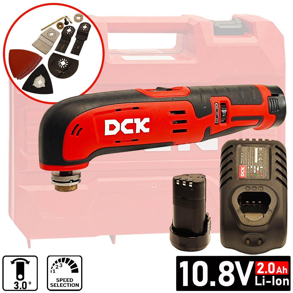 Резак универсальный DCK KDMD12 (2*2.0 Ah, case)