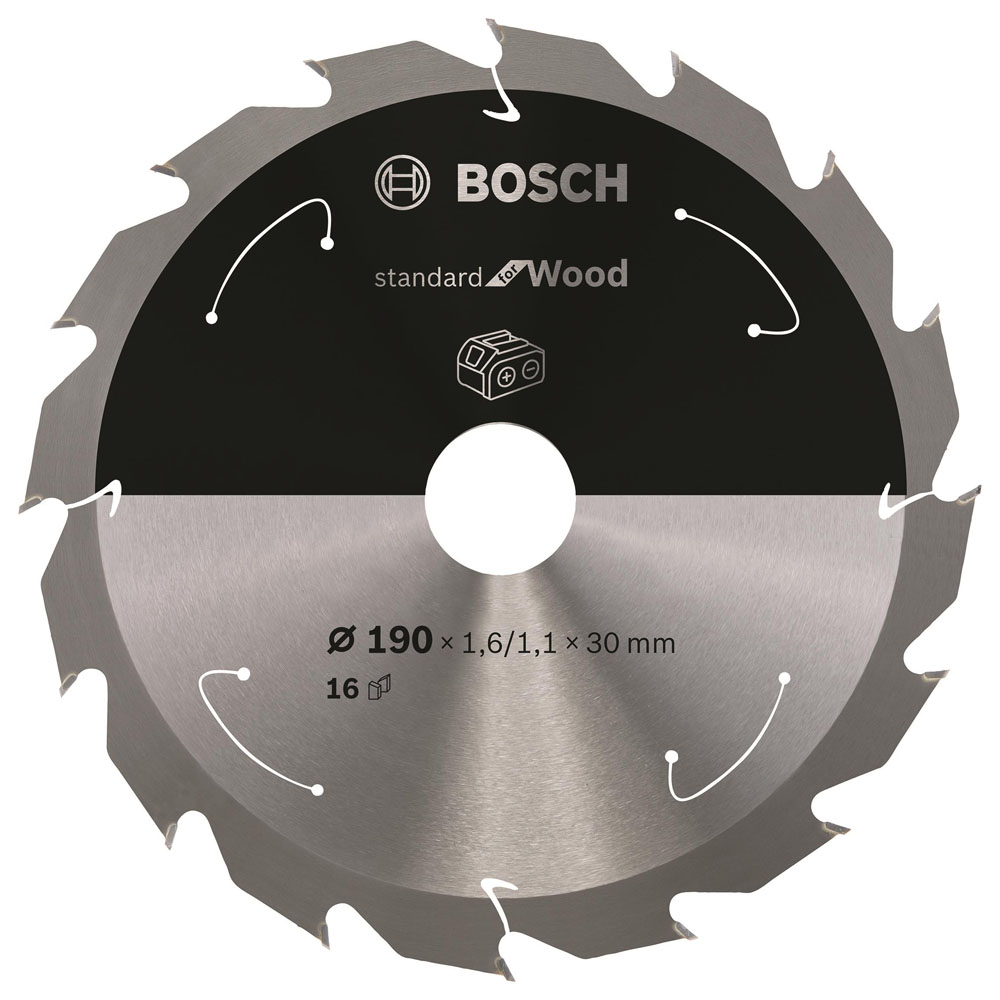 BOSCH Пильный диск 190x1,6х30 мм Z16 PRO Standard for Wood BOSCH (2608837706)
