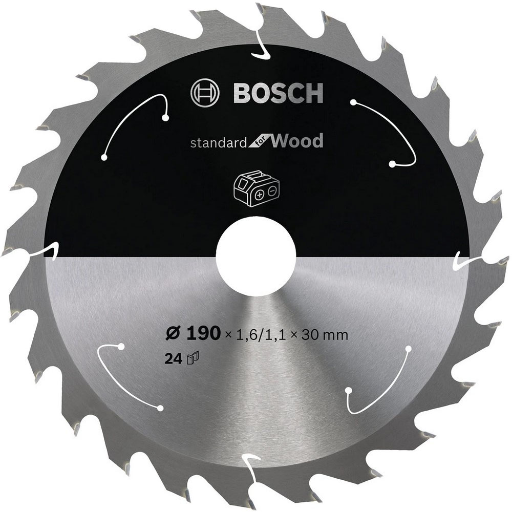 BOSCH Пильный диск 190x1,6х30 мм Z24 PRO Standard for Wood BOSCH (2608837708)